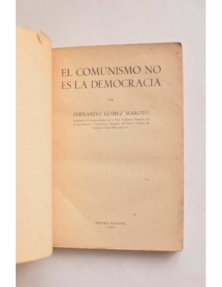 El comunismo no es la democracia