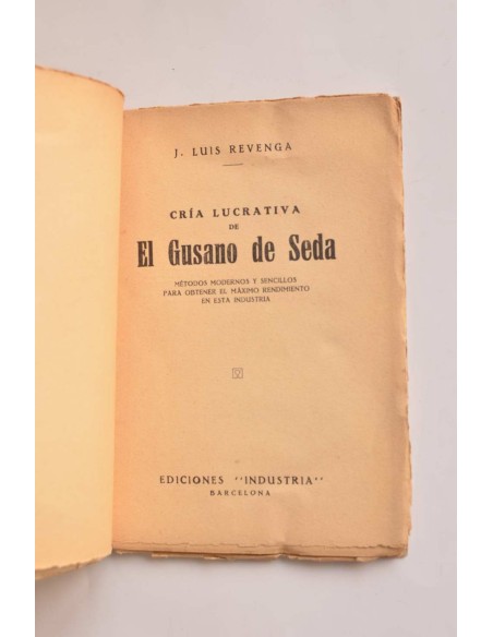 Cría lucrativa de El gusano de seda