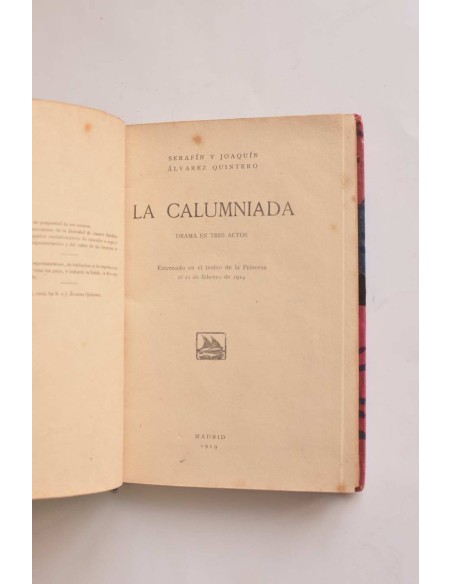 La Calumniada : drama en tres actos