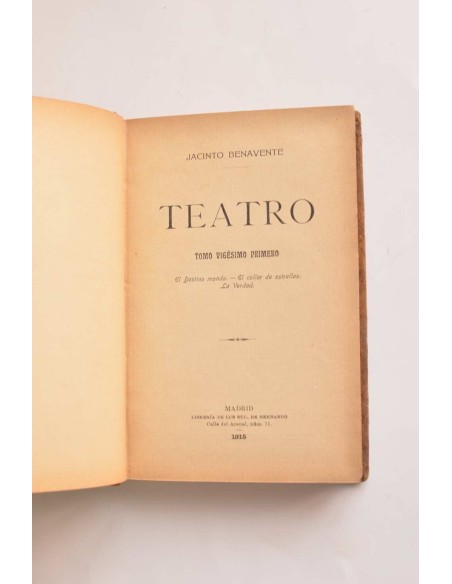 Teatro. El destino manda - El collar de estrellas - La verdad