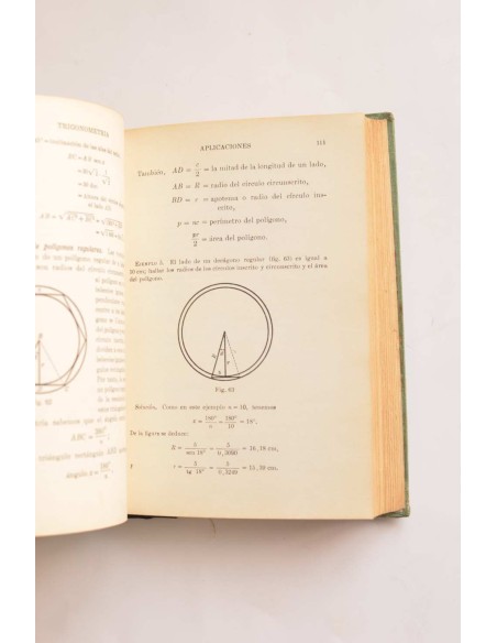 Trigonometría plana y esférica. Con tablas trigonométricas