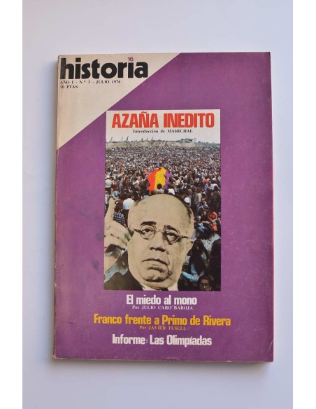 Historia 16 : revista.-- Nº 3 (julio 1976)
