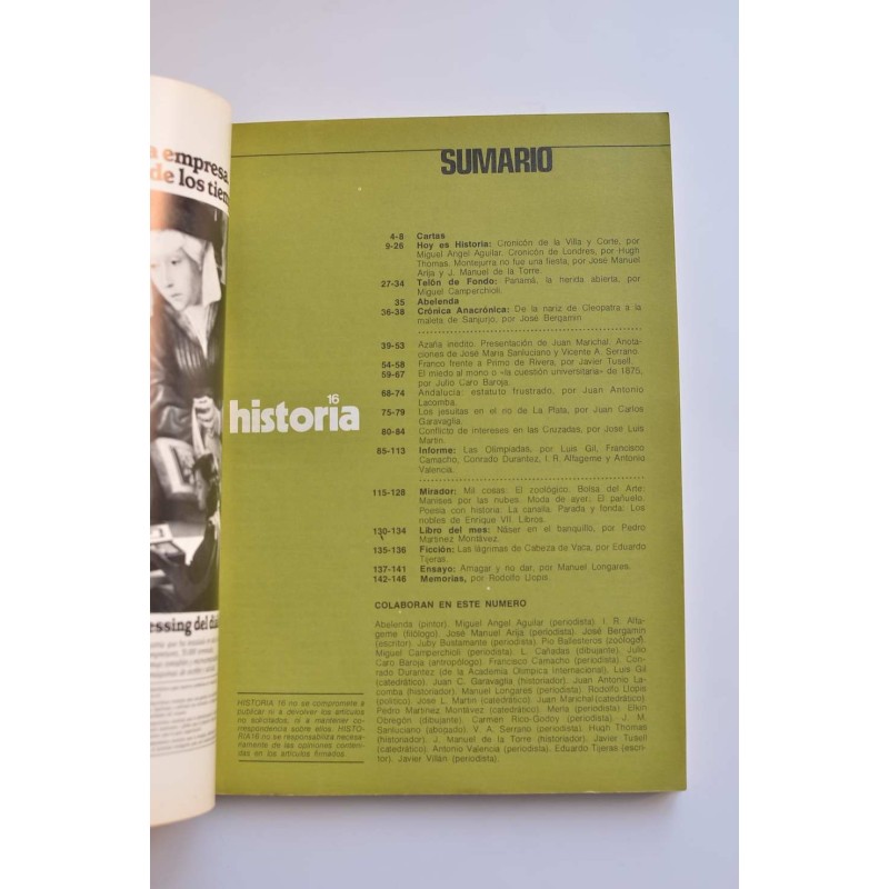 Historia 16 : revista.-- Nº 3 (julio 1976)