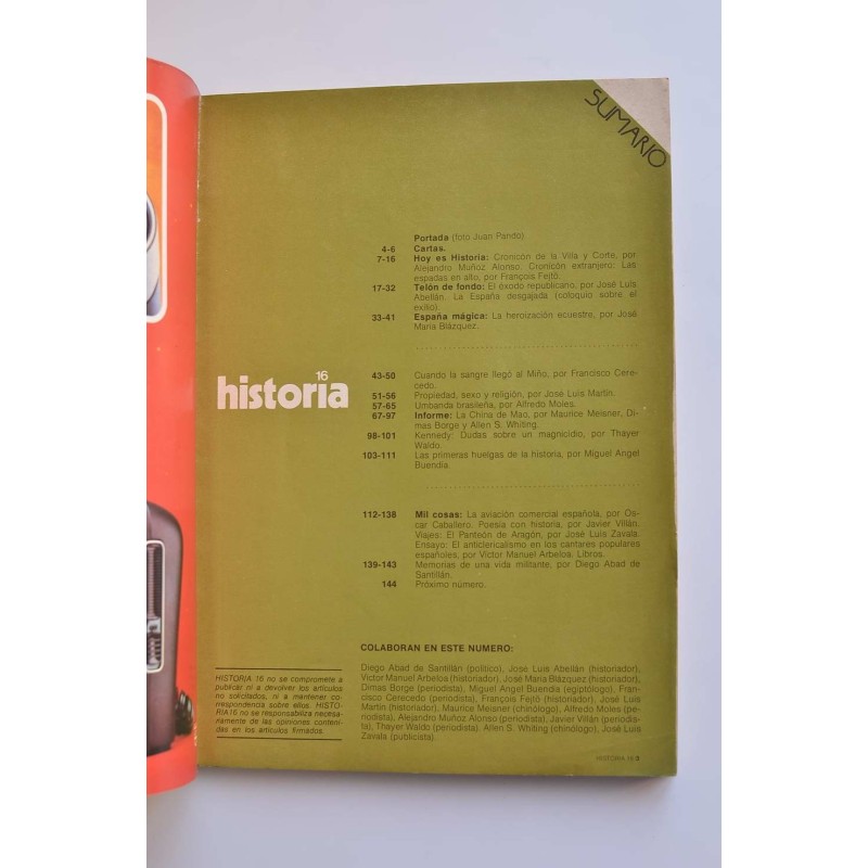 Historia 16 : revista.-- Nº 19 (julio 1977)
