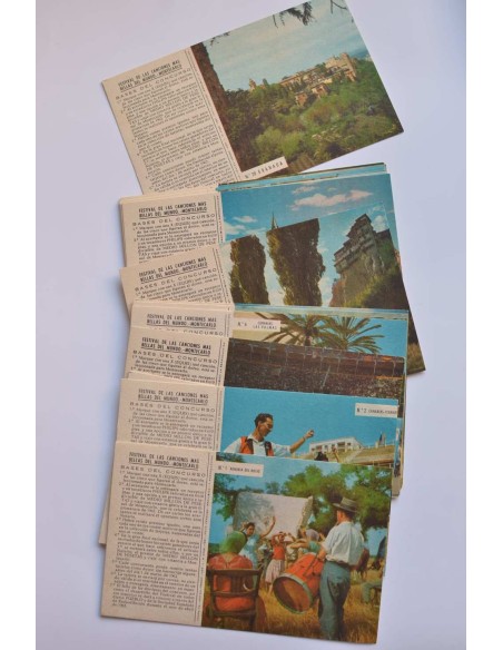 Festival de las canciones más bellas del mundo - Montecarlo - Postales