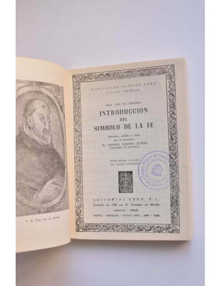 Introducción del símbolo de la fe
