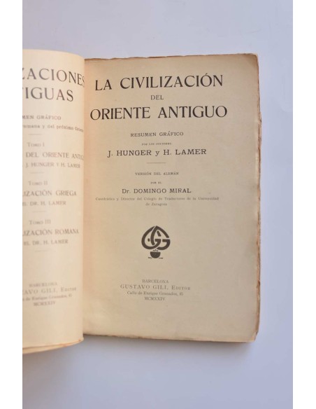 La civilización del Oriente antiguo