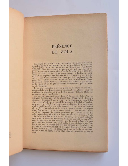 Présence de Zola
