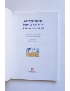 Arroyo claro, fuente serena. Antología lírica infantil 2