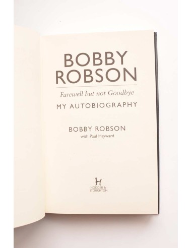 Robby Robson. Farewell but not goodbye. My...