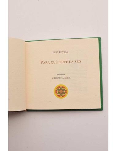 Para qué sirve la sed