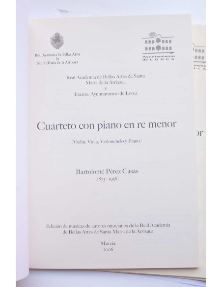Cuarteto con piano en re menor (violín, viola, violonchelo y piano)