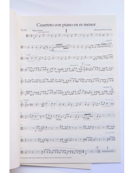 Cuarteto con piano en re menor (violín, viola, violonchelo y piano)