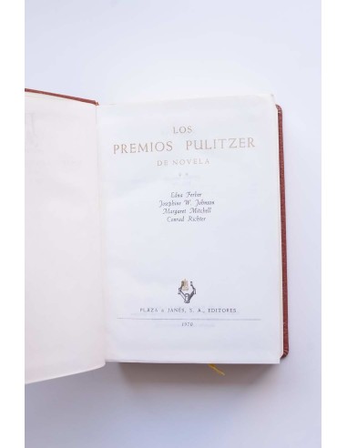 Los premios Pulitzer de novela. Tomo II