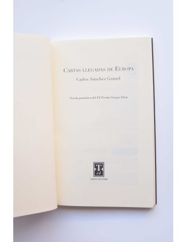 Cartas llegadas de Europa