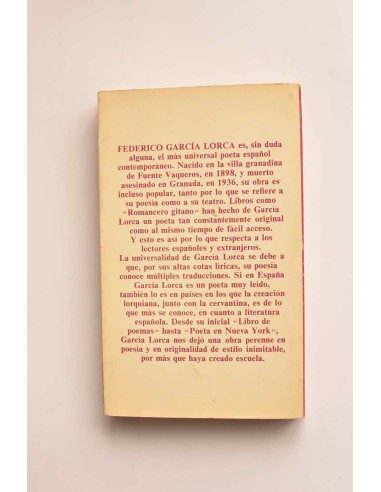 Federico García Lorca. Antología poética
