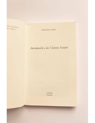 Introducción a las ciencias sociales
