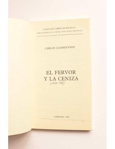 El fervor y la ceniza