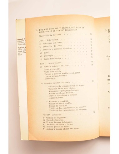 Comentario de textos históricos. Método,...
