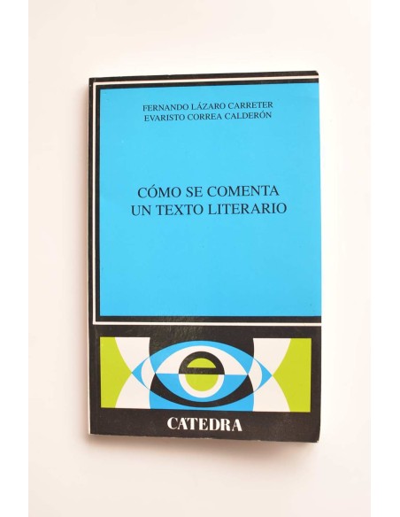 Cómo se comenta un texto literario