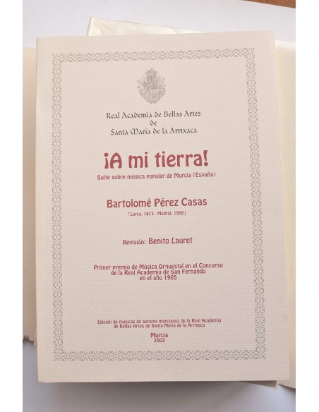 ¡A mi tierra! Suite sobre música popular de Murcia