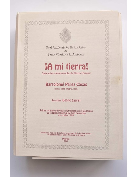¡A mi tierra! Suite sobre música popular de Murcia