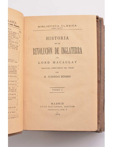 Historia de la Revolución de Inglaterra