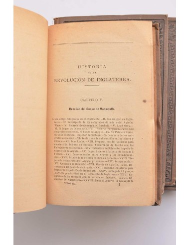 Historia de la Revolución de Inglaterra