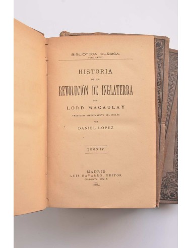 Historia de la Revolución de Inglaterra