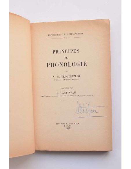 Principes de phonologie