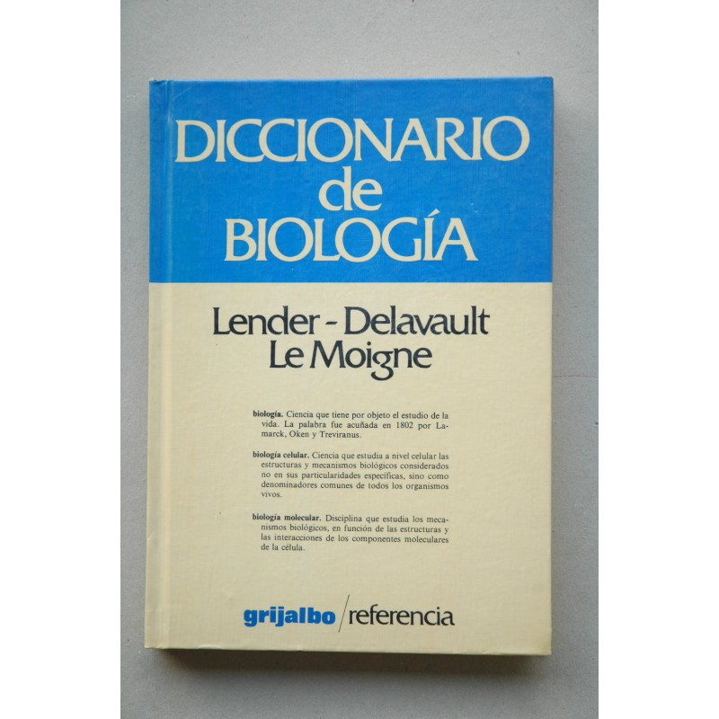 Diccionario de biología