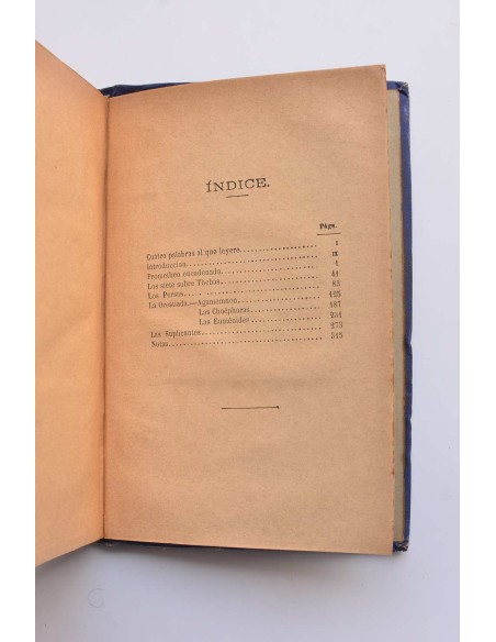 Las siete tragedias de Eschylo