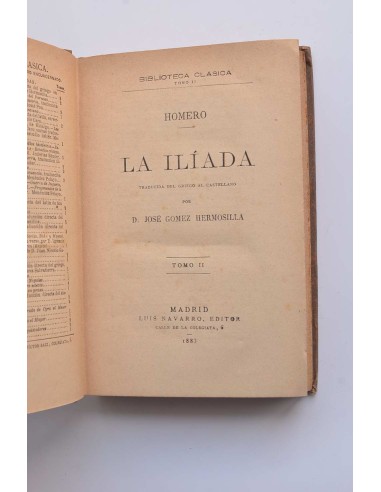 La Ilíada. Tomo II