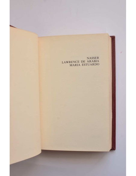 Nasser - Lawrence de Arabia - María Estuardo