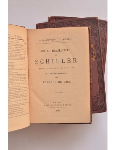 Schiller. Teatro completo