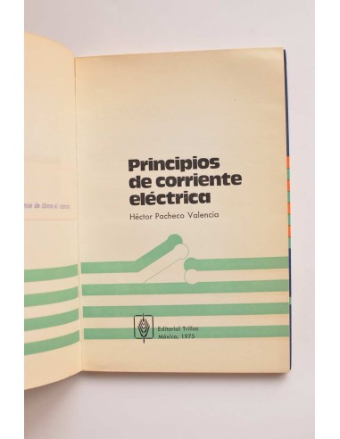 Principios de corriente eléctrica