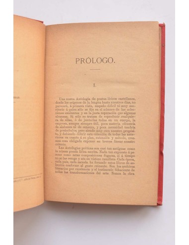 Antología de poetas líricos castellanos. Tomo I.