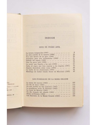 Todos los cuentos de Gabriel García Márquez...