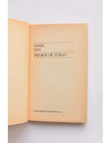 Pájaros de fuego