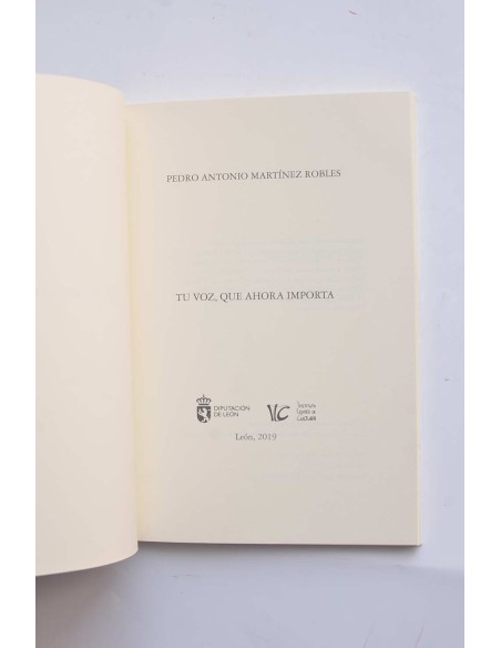 Tu voz, que ahora importa
