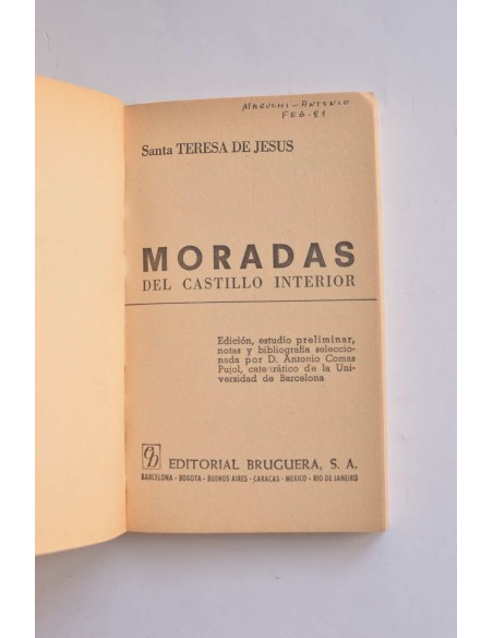 Moradas del castillo interior