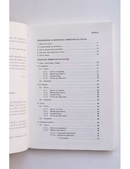 El comentario de textos. Asimilación y sentido crítico