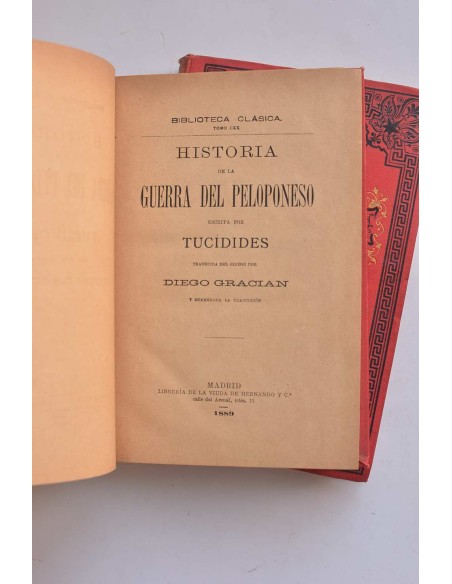 Historia de la Guerra del Peloponeso