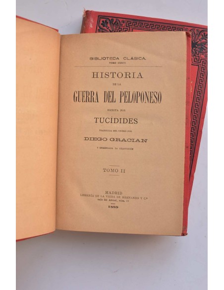 Historia de la Guerra del Peloponeso