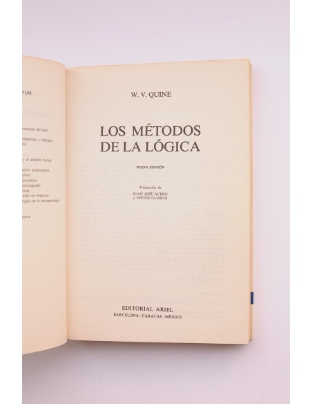 Los métodos de la lógica