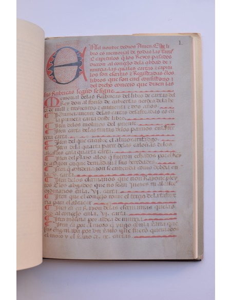 Los orígenes medievales del archivo municipal de Murcia. El índice documental del 1266 - 1380 / 1428