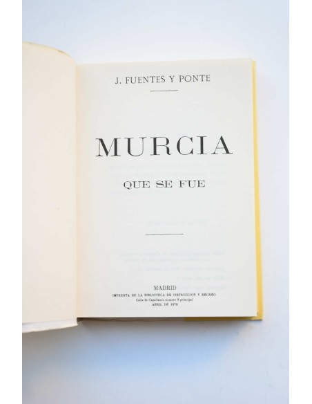 Murcia que se fué