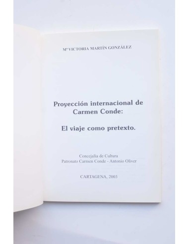 Proyección internacional de Carmen Conde : el...