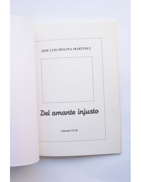 Del amante injusto