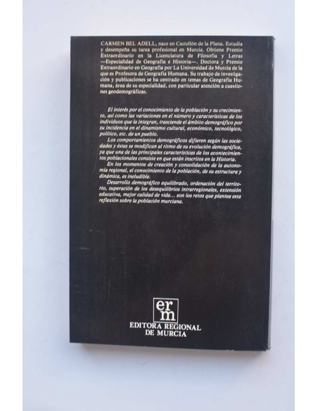 Población y recursos humanos de la región de Murcia